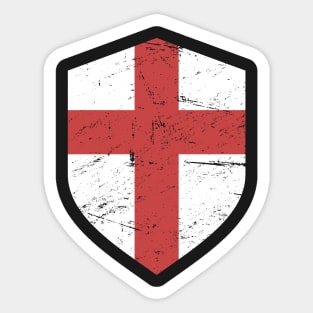 Crusader Shield And Cross | Renaissance Festival Design Sticker